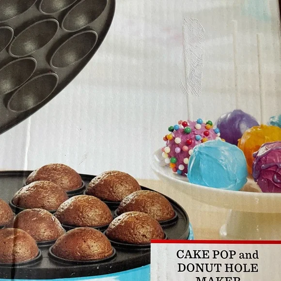 Cake Pop and Donut Hole Maker, Treat Maker, Easy Non Stick, Bella, Used in Box, - Picture 3 of 11